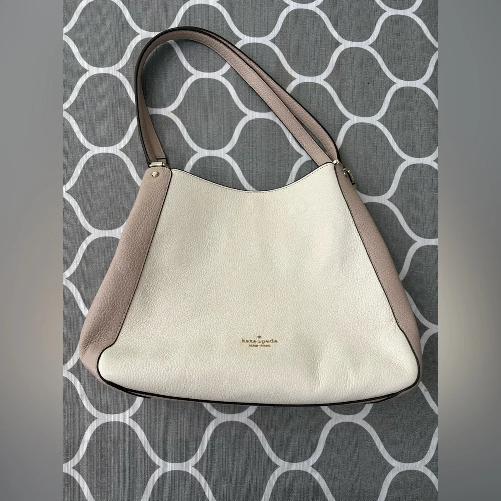 Kate Spade White and Tan Shoulder Bag - Picture 4 of 12